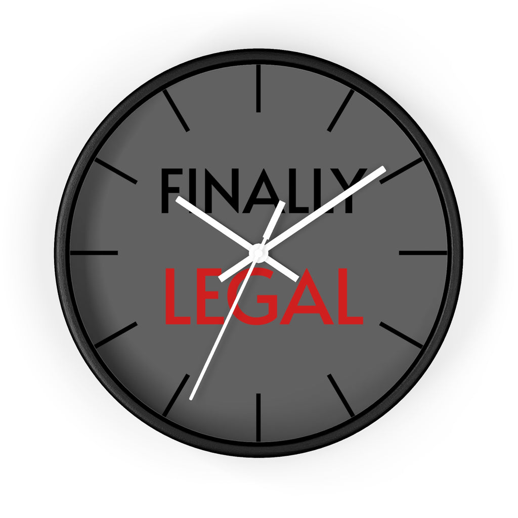 Finally Iegal Wall Clock