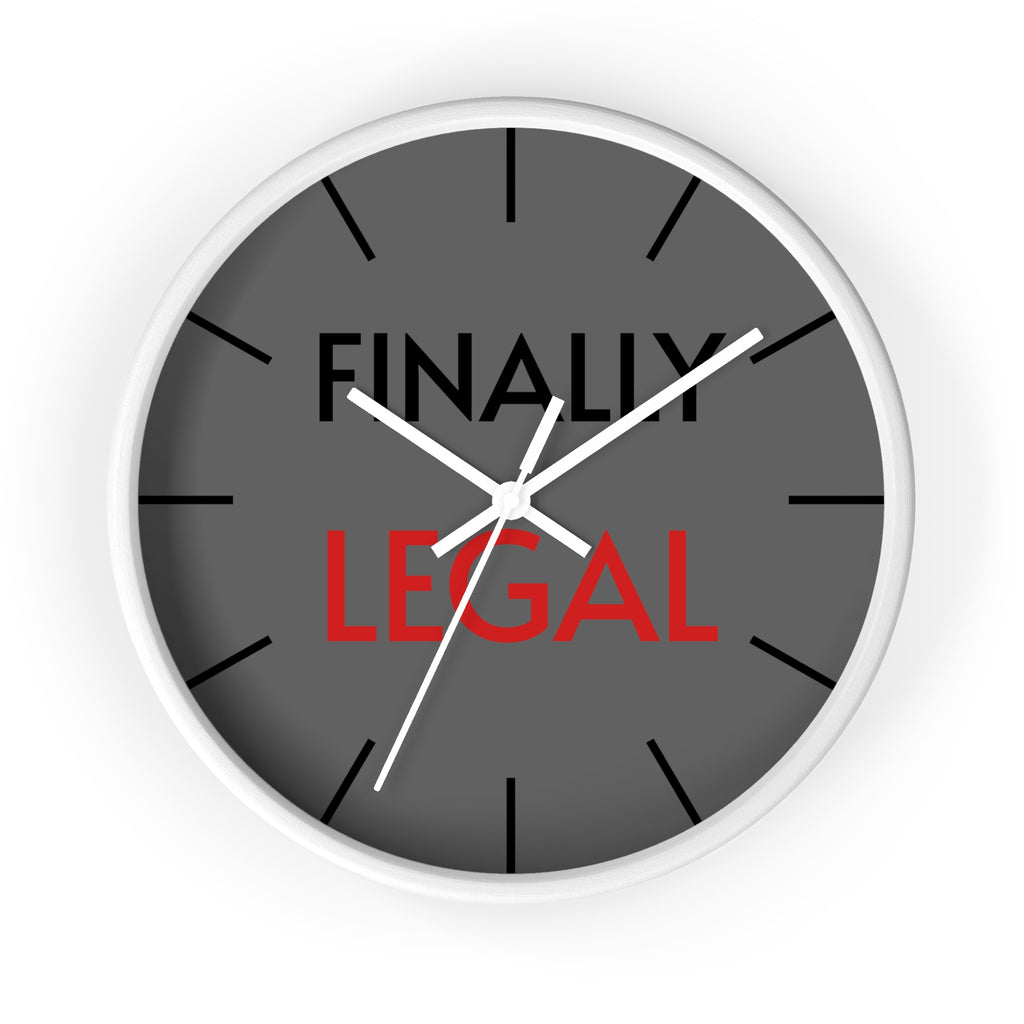 Finally Iegal Wall Clock