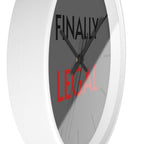 Finally Iegal Wall Clock