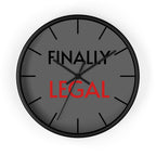 Finally Iegal Wall Clock
