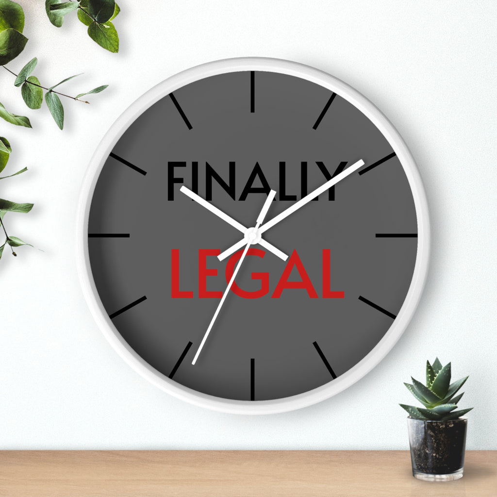 Finally Iegal Wall Clock
