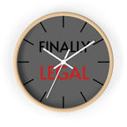 Finally Iegal Wall Clock