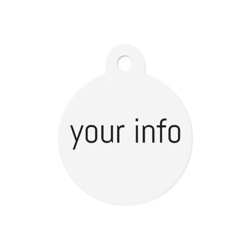 Customize your own Pet Tags