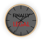 Finally Iegal Wall Clock