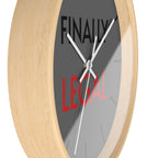 Finally Iegal Wall Clock